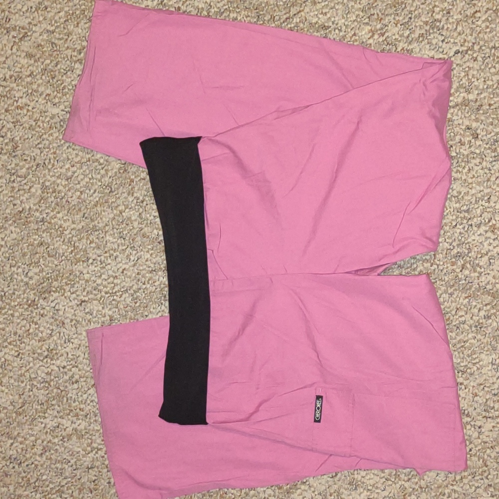 Pink Cherokee scrub pants